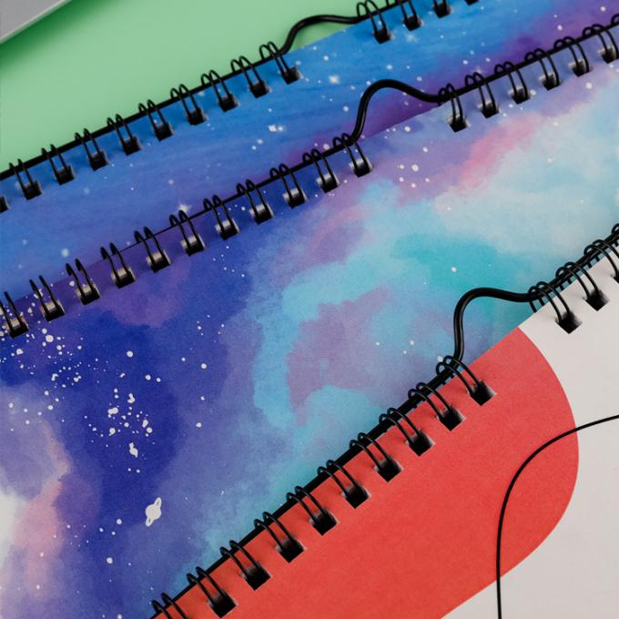 Tłuszcz papierowy Nieznany termin Agenda Celem Codzienny Miesięczny Roczny Spiralny Dziennik Planner Habit Tracker 7