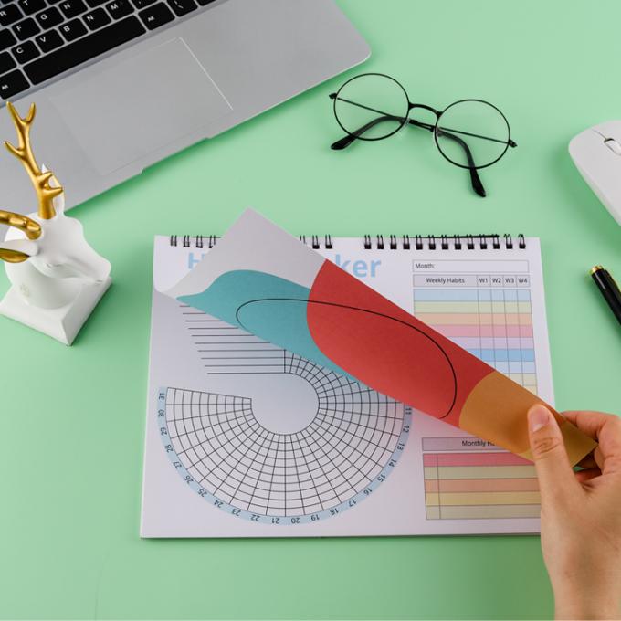 CMYK 2021-2022 A4 A5 Więzienie Dwuprzewodowe Tygodniowy Dziennik Zaplanowanie Książka Drukowanie 5