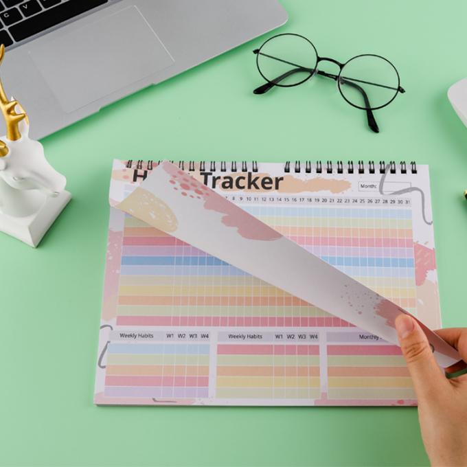 CMYK 2021-2022 A4 A5 Więzienie Dwuprzewodowe Tygodniowy Dziennik Zaplanowanie Książka Drukowanie 4