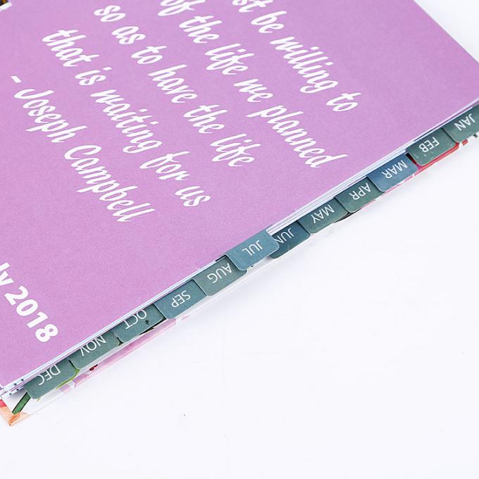 Twarda okładka CMYK Szkoła drukowania akademicka Inspiracyjny planista tygodniowy papier Notatnik 3