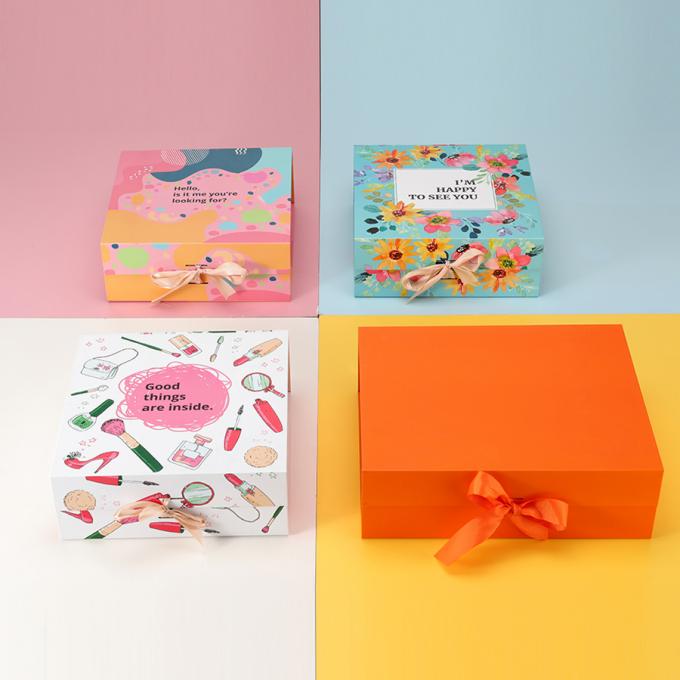 CMYK Pantone kolorowe drukowanie niestandardowe duże opakowanie podarunkowe papierowe pudełko do odzieży 7