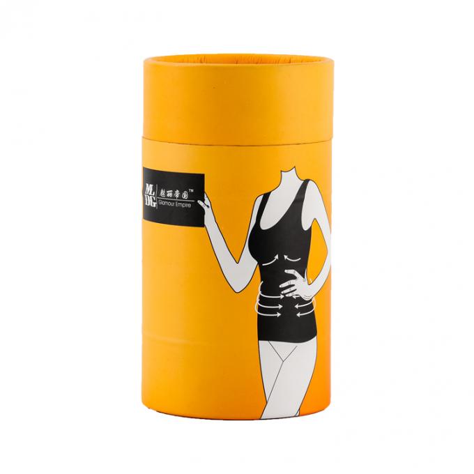 CMYK Kolor Pantone Niestandardowy Design Cylinder Paper Tube Packaging Box for Clothing 1