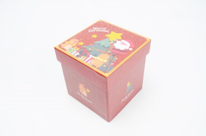 Sprzedaż detaliczna stand box materiał świąteczny opakowanie pudełko podarunkowe z niestandardową papierową pokrywką i podstawą 7