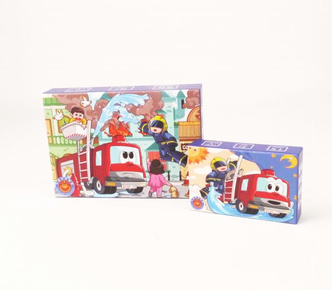 Niestandardowe drukowane pokrywy papieru z kartonu sztabkowego Mat Lamination Puzzles Puzzles Packaging Box 4