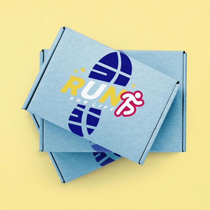 Logo na zamówienie Drukowane Składane niebieskie grube kartony papierowe Pudełka do wysyłki dla ubrań Buty 8